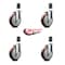 Service Caster Regency Work Table Caster Replacement Set REG-SCC-EX20S514-PPUB-MRN-112-4 - alternate 2